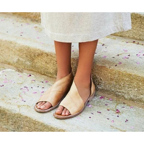 Free People Shoes - Free People Women's Tan Mont Blanc Slide on Sandal Size EU 39 US 8.5